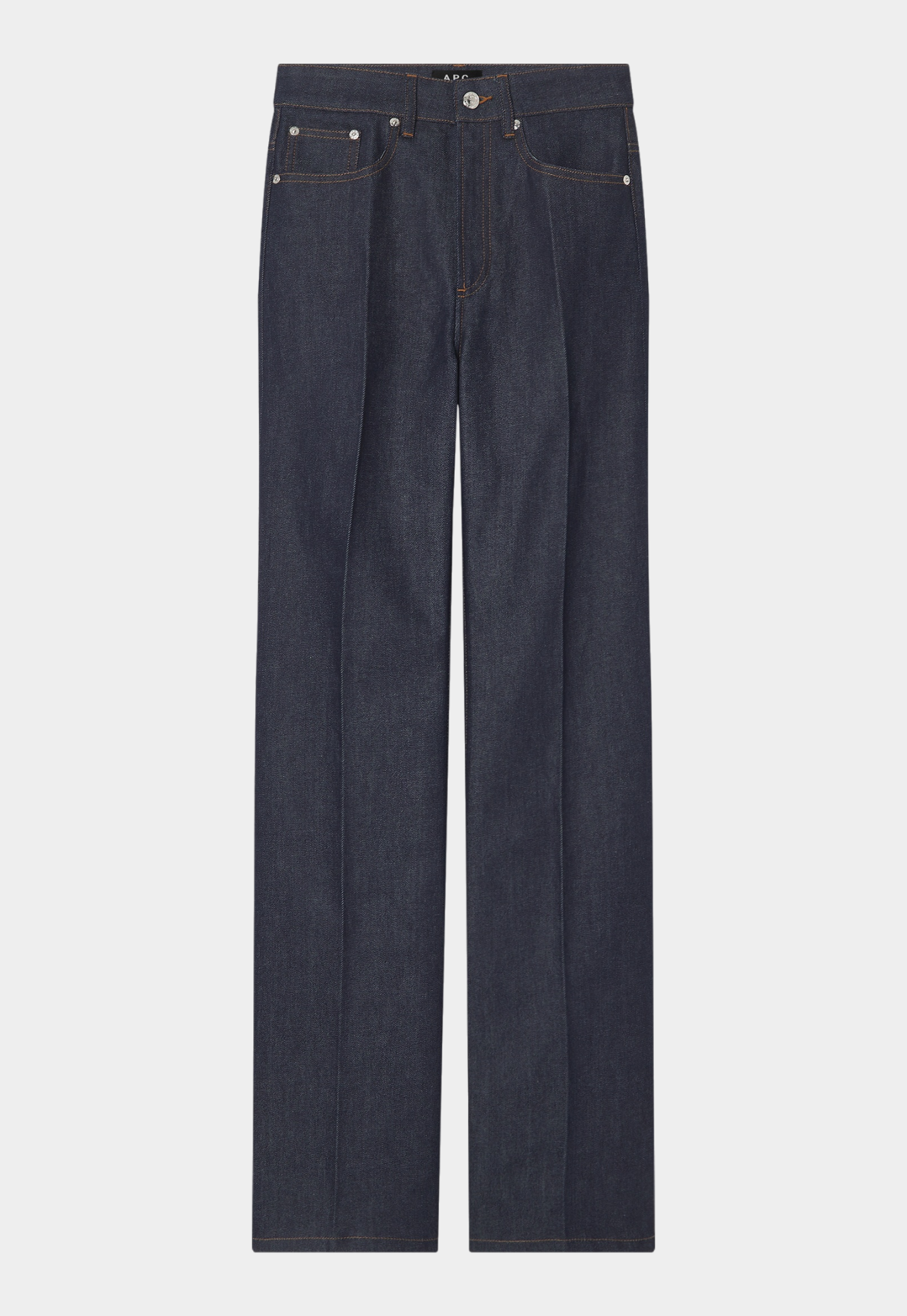 Dark Slate Gray ג'ינס ארוך לנשים Domino - Straight Fit A.P.C