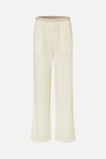 Antique White מכנסיים ארוכים לנשים Casual Elasticated STINE GOYA