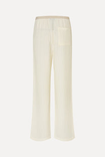 Antique White מכנסיים ארוכים לנשים Casual Elasticated STINE GOYA