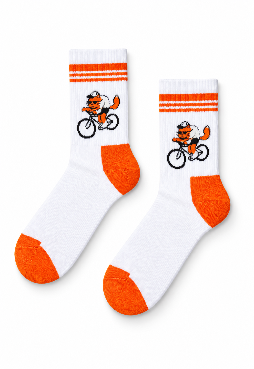 White Smoke גרבי Bike Wolf בגזרת סניקרס HAPPY SOCKS