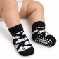 White Smoke גרבי תינוקות Cloudy Ghost נגד החלקה HAPPY SOCKS