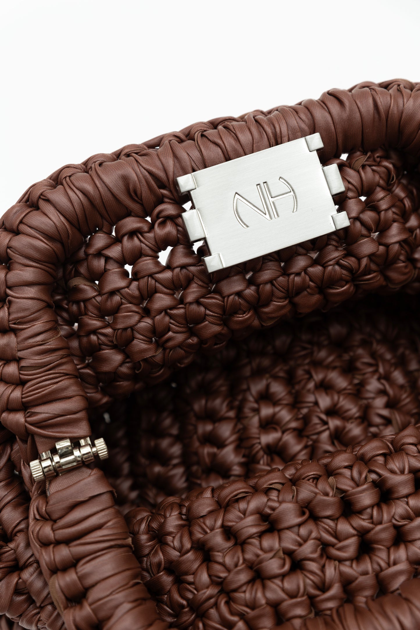 Black קלאץ' סרוג Cherry NOAM HAZAN