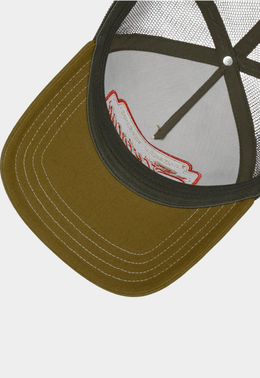 Lavender כובע מצחיה לגברים / נשים Retro Stripes Leather STETSON‎