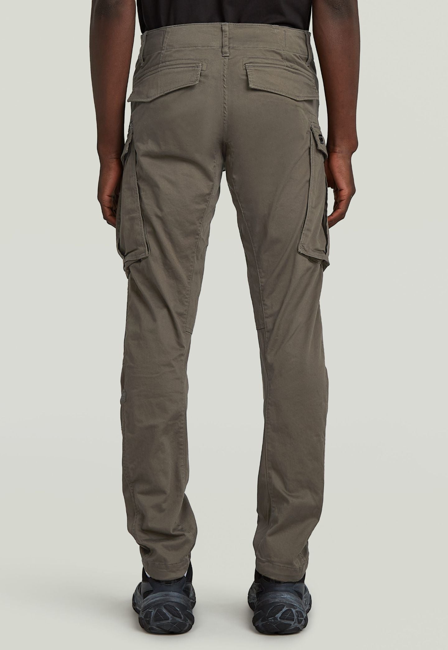 Light Gray מכנסיים ארוכים לגברים Rovic Zip 3D G STAR