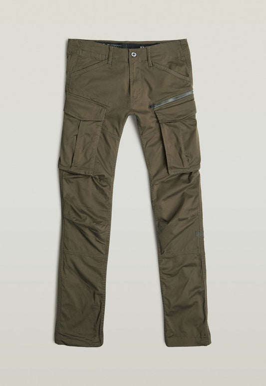 Dark Olive Green מכנסיים ארוכים לגברים Rovic Zip 3D G STAR