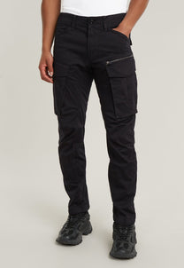 Black מכנסיים ארוכים לגברים Rovic Zip 3D G STAR