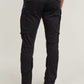Black מכנסיים ארוכים לגברים Rovic Zip 3D G STAR