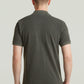 Light Gray חולצת פולו קצרה לגברים Dunda G STAR