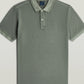Light Gray חולצת פולו קצרה לגברים Dunda G STAR