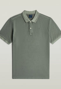Light Gray חולצת פולו קצרה לגברים Dunda G STAR