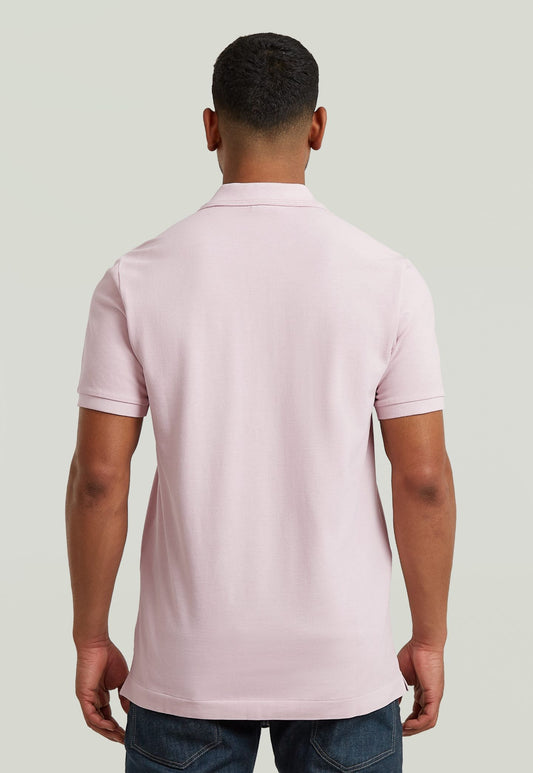 Light Gray חולצת פולו קצרה לגברים Dunda G STAR