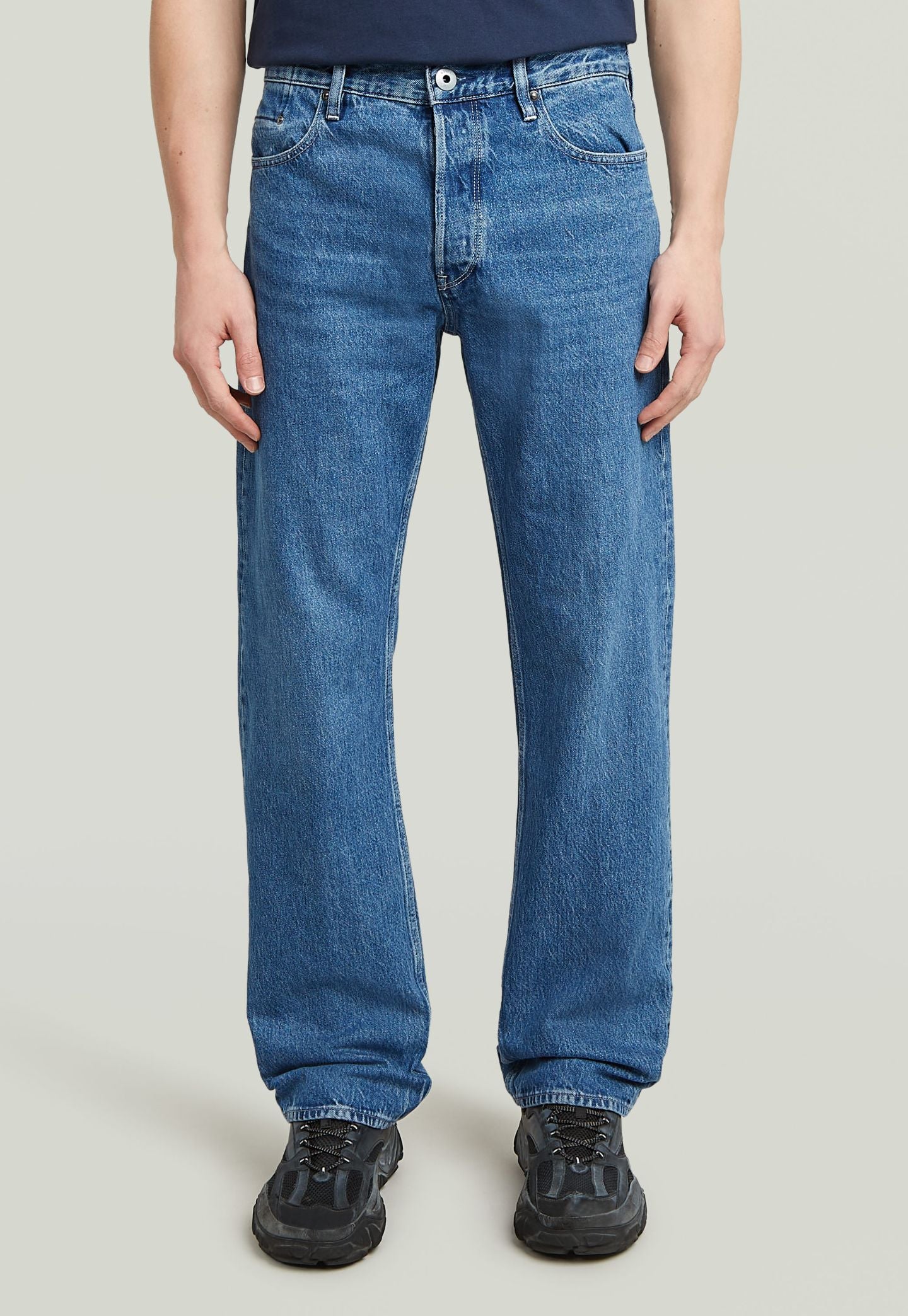 Light Gray ג'ינס ארוך לגברים Dakota - Straight Fit G STAR