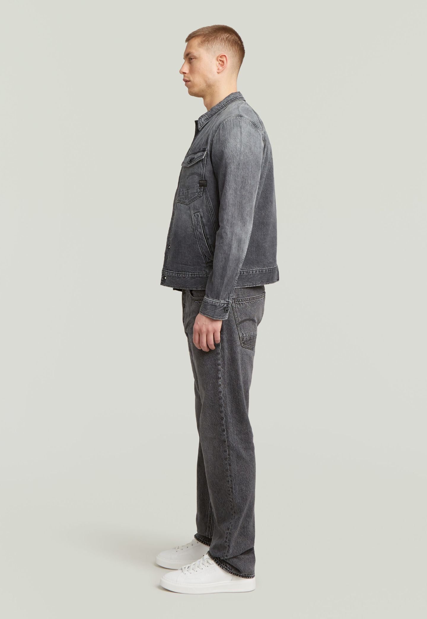 Light Gray ג'ינס ארוך לגברים Dakota - Straight Fit G STAR
