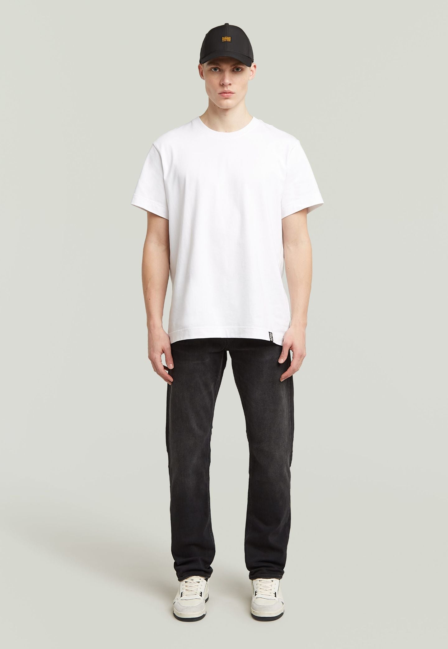 Light Gray ג'ינס ארוך לגברים Mosa - Straight Fit G STAR