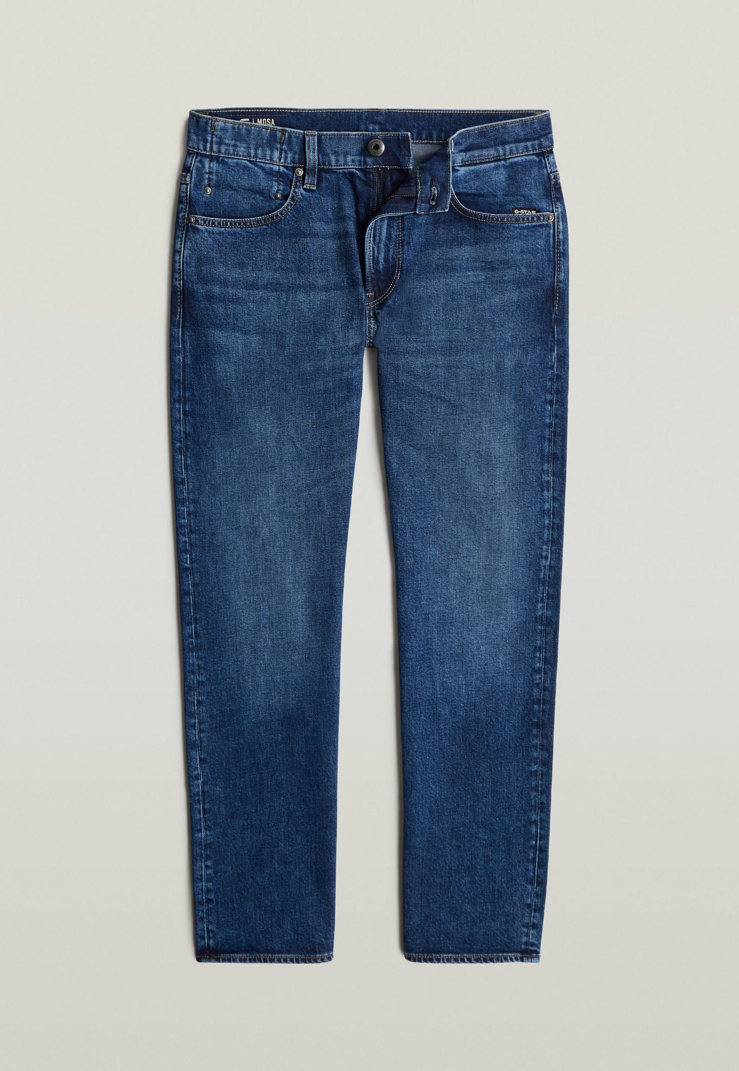 Dark Slate Gray ג'ינס ארוך לגברים Mosa - Straight Fit G STAR