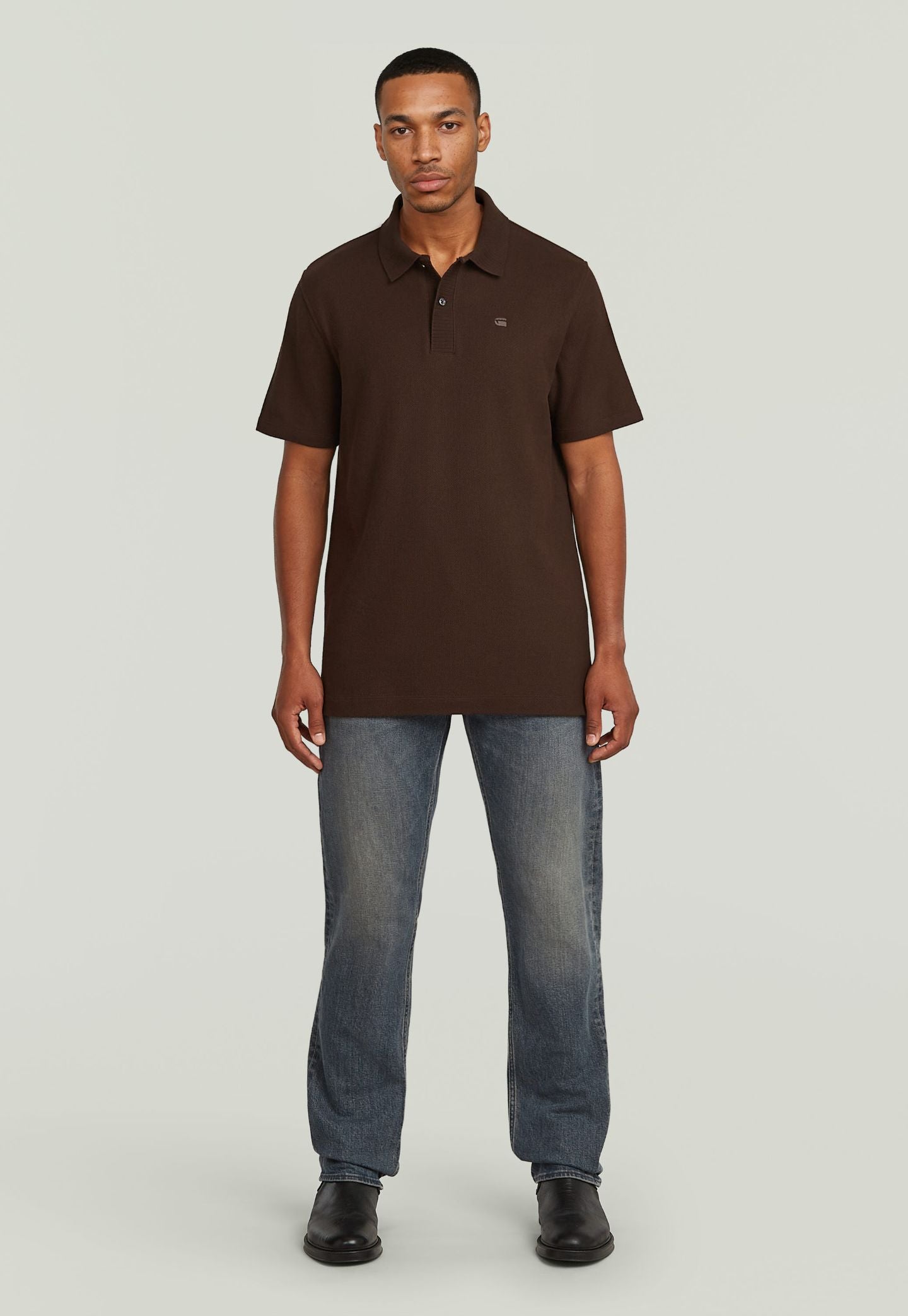 Light Gray ג'ינס ארוך לגברים Mosa - Straight Fit G STAR