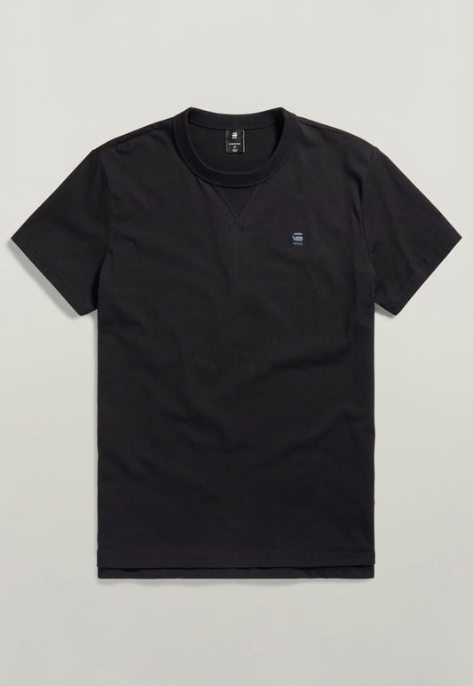 Black טי שירט קצרה לגברים Nifous G STAR