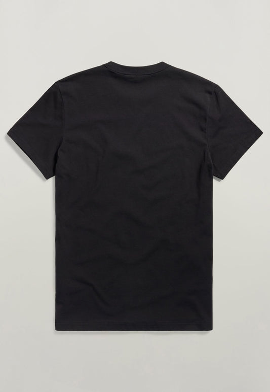 Black טי שירט קצרה לגברים Nifous G STAR