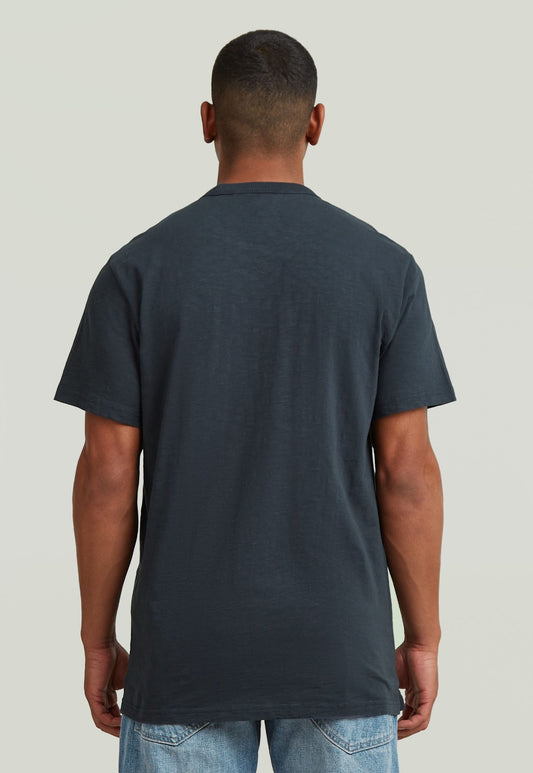 Light Gray טי שירט קצרה לגברים Nifous G STAR