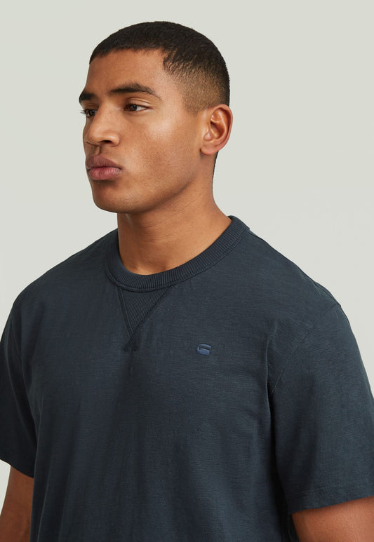 Light Gray טי שירט קצרה לגברים Nifous G STAR