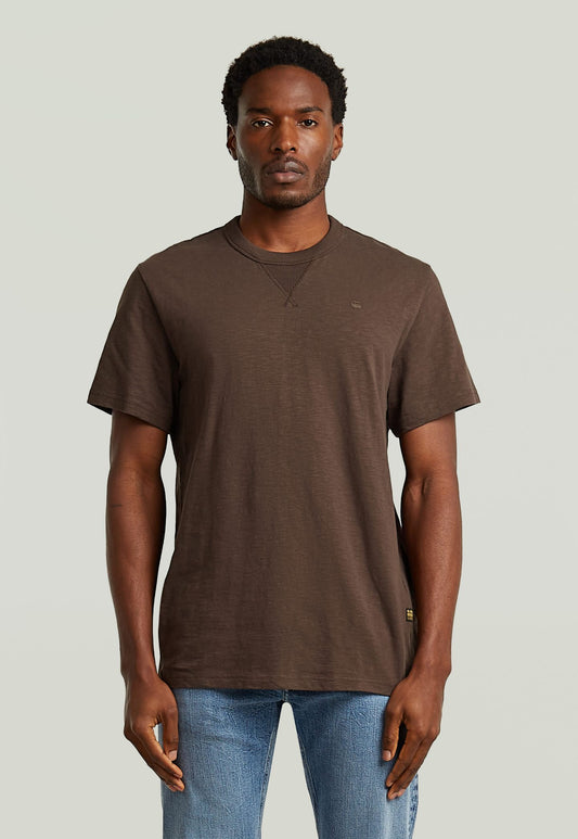 Light Gray טי שירט קצרה לגברים Nifous G STAR