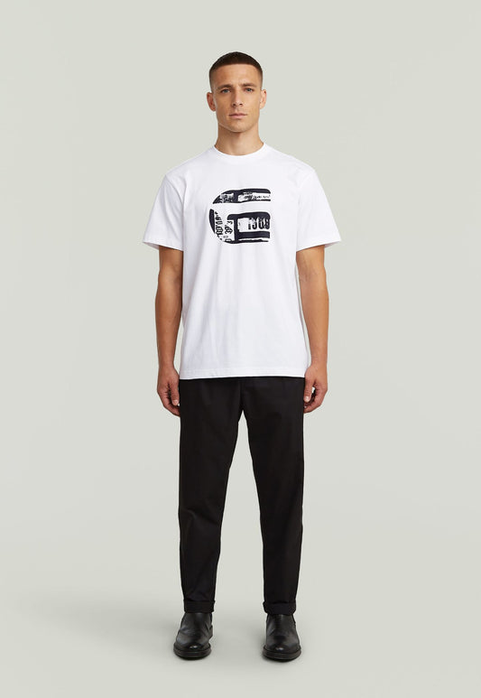 Light Gray מכנסיים ארוכים לגברים Pleated Chino G STAR