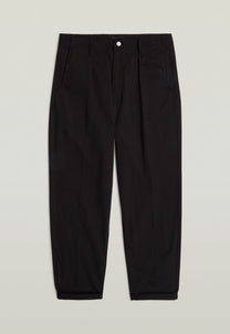Black מכנסיים ארוכים לגברים Pleated Chino G STAR