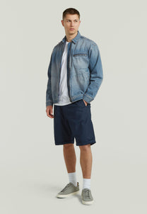 Light Gray מכנסיים קצרים לגברים MA-1 Cargo G STAR