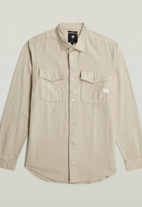 Gray חולצה מכופתרת ארוכה לגברים Marine Slim G STAR