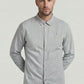 Light Gray חולצה מכופתרת ארוכה לגברים Clean Regular Shirt G STAR