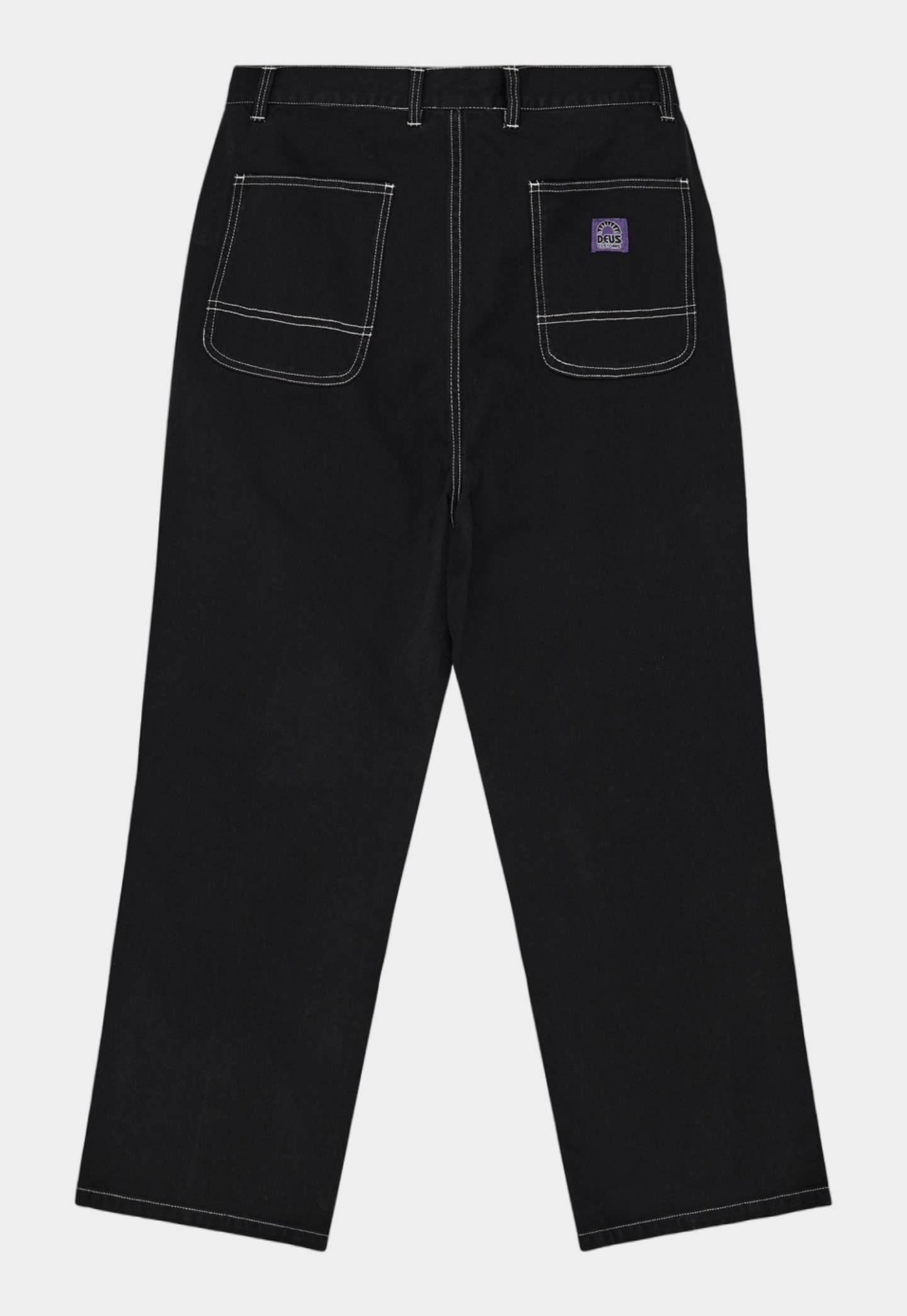Black מכנסיים ארוכים ארוכים Stringer Walk Pant Anthracite DEUS EX MACHINA