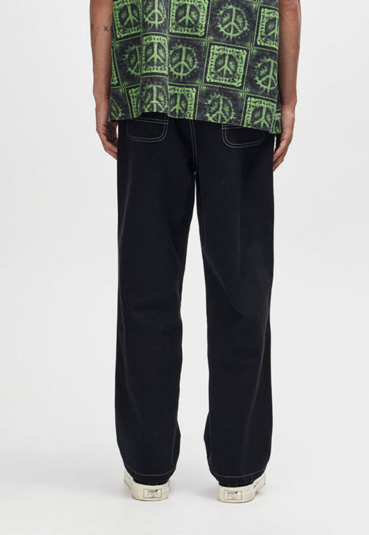 Black מכנסיים ארוכים ארוכים Stringer Walk Pant Anthracite DEUS EX MACHINA