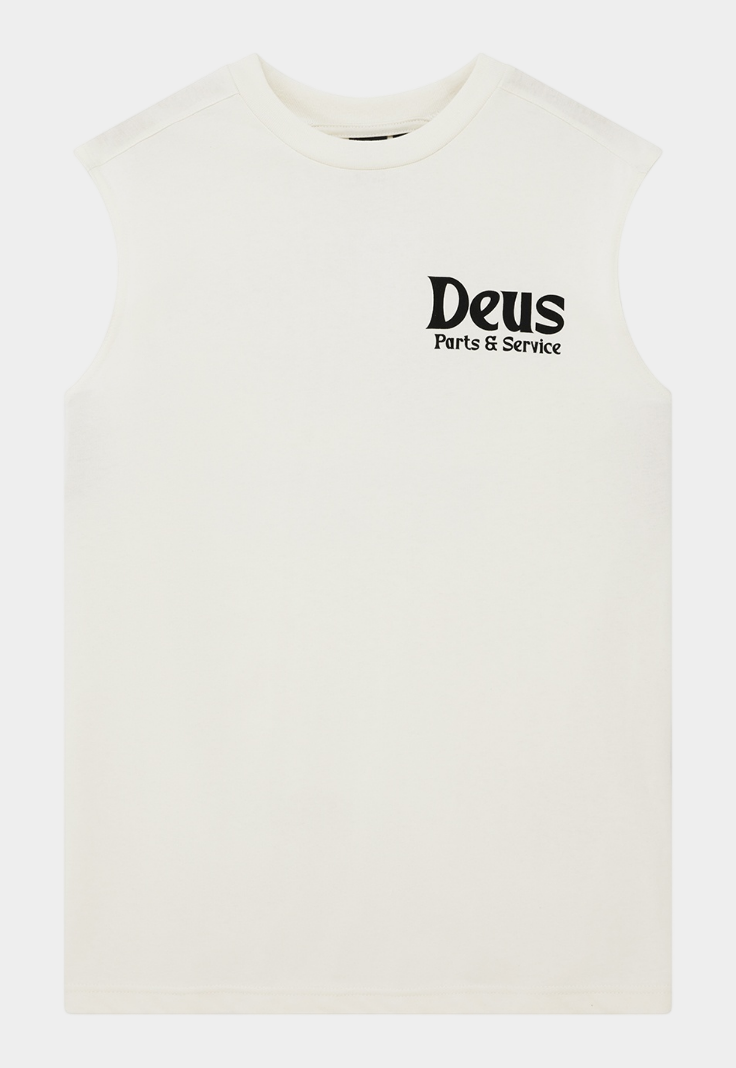 Antique White גופיית גברים Knucklebones Muscle Dirty White DEUS EX MACHINA