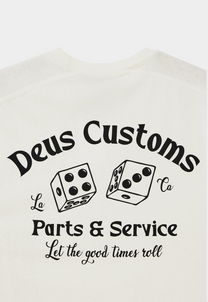 Antique White גופיית גברים Knucklebones Muscle Dirty White DEUS EX MACHINA