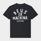 Dark Slate Gray חולצת טי גברים Pisstin Tee Vintage White DEUS EX MACHINA