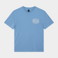 Lavender טי שירט קצרה לגברים Shield Garment Dyed Tee Bonnie Blue DEUS EX MACHINA