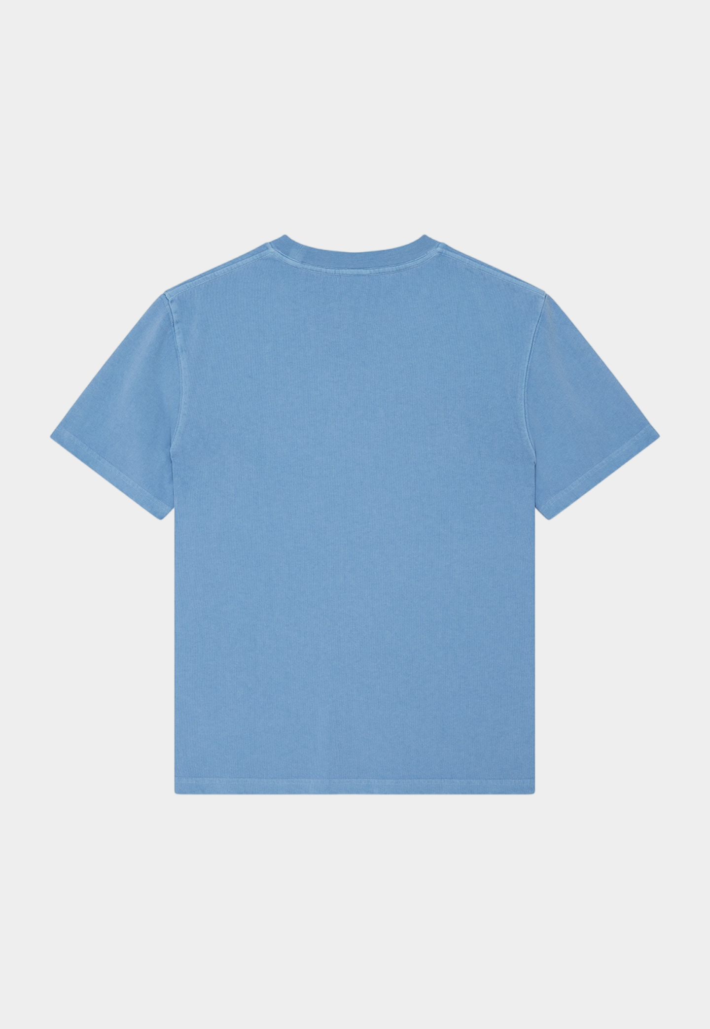 Cornflower Blue טי שירט קצרה לגברים Shield Garment Dyed Tee Bonnie Blue DEUS EX MACHINA