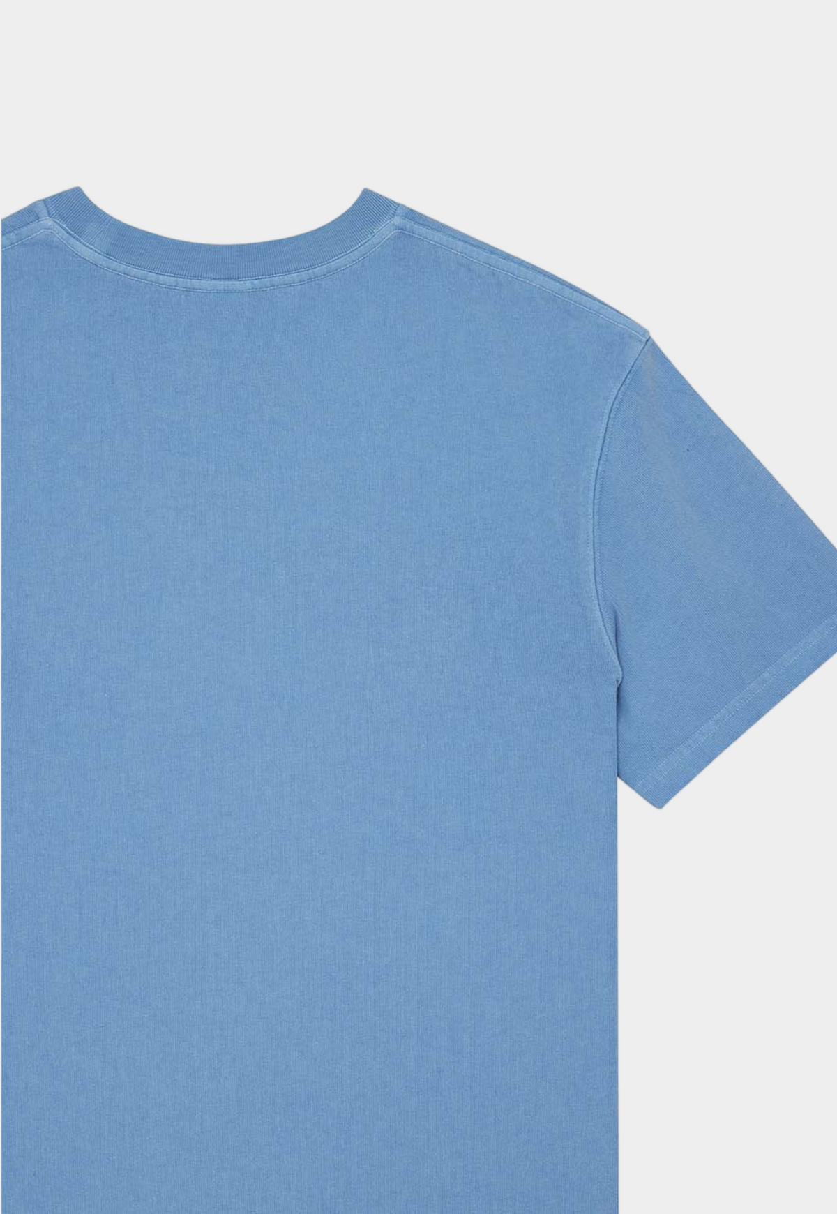 Cornflower Blue טי שירט קצרה לגברים Shield Garment Dyed Tee Bonnie Blue DEUS EX MACHINA