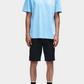 Lavender טי שירט קצרה לגברים Shield Garment Dyed Tee Bonnie Blue DEUS EX MACHINA