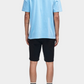 Lavender טי שירט קצרה לגברים Shield Garment Dyed Tee Bonnie Blue DEUS EX MACHINA