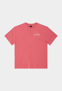 Light Coral חולצת טי שירט קצרה לגברים Out Of Reach Tee Anthracite DEUS EX MACHINA
