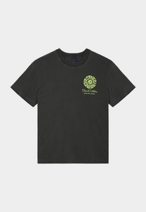 Dark Slate Gray חולצת טי שירט קצרה לגברים Canggu Address Tee Anthracite DEUS EX MACHINA