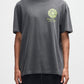 Black חולצת טי שירט קצרה לגברים Canggu Address Tee Anthracite DEUS EX MACHINA