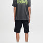 Lavender חולצת טי שירט קצרה לגברים Canggu Address Tee Anthracite DEUS EX MACHINA