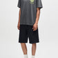 Lavender חולצת טי שירט קצרה לגברים Canggu Address Tee Anthracite DEUS EX MACHINA