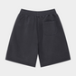 Dark Slate Gray מכנסי שורטס פוטר לגברים Shield Garment Dyed Track Short Black DEUS EX MACHINA