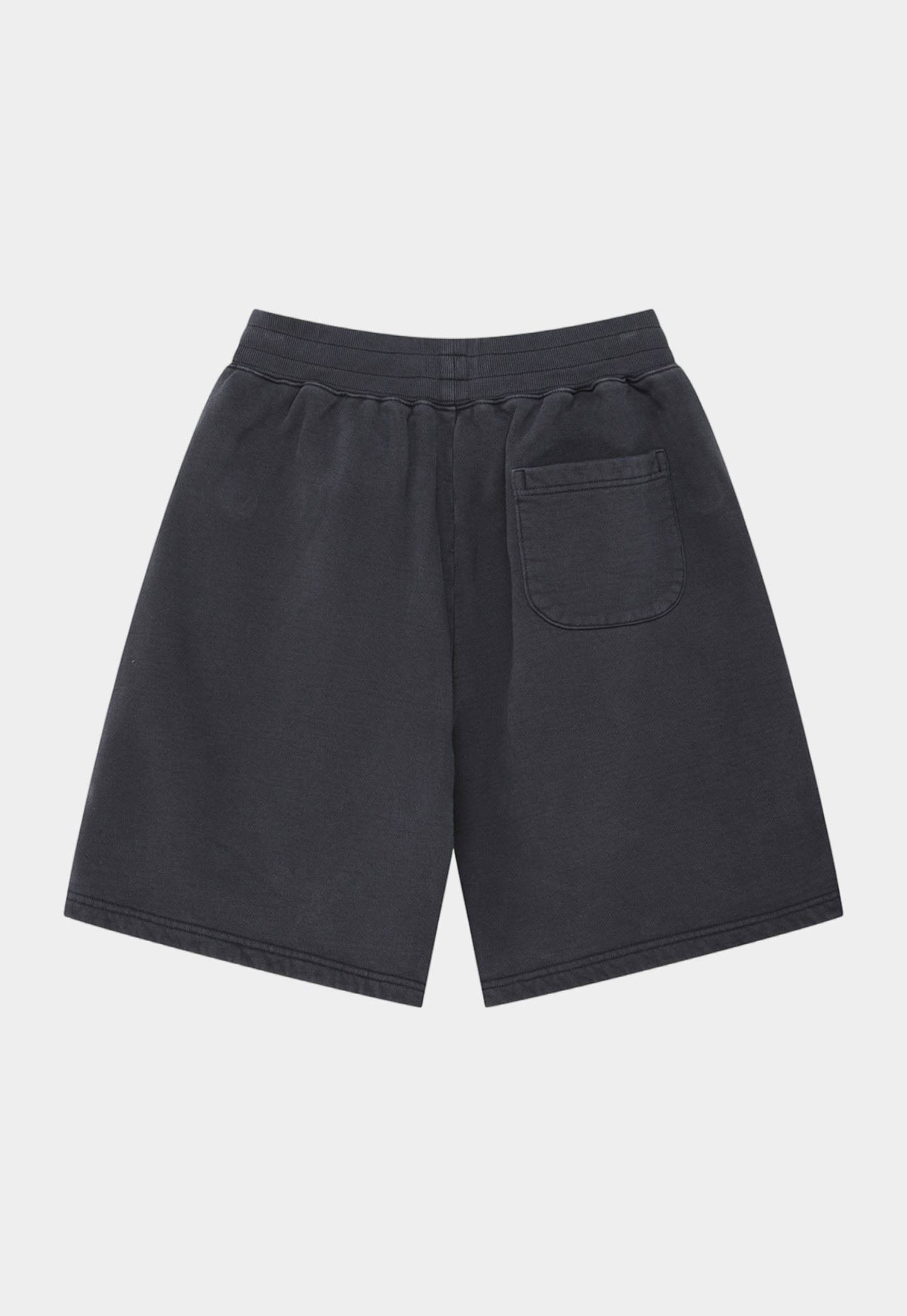 Dark Slate Gray מכנסי שורטס פוטר לגברים Shield Garment Dyed Track Short Black DEUS EX MACHINA