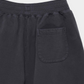 Dark Slate Gray מכנסי שורטס פוטר לגברים Shield Garment Dyed Track Short Black DEUS EX MACHINA
