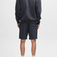 Lavender מכנסי שורטס פוטר לגברים Shield Garment Dyed Track Short Black DEUS EX MACHINA