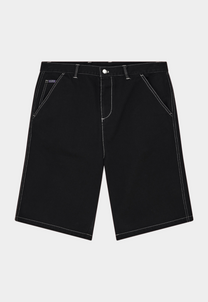 Black מכנסי שורטס אריג לגברים Stringer Walk Short Anthracite DEUS EX MACHINA